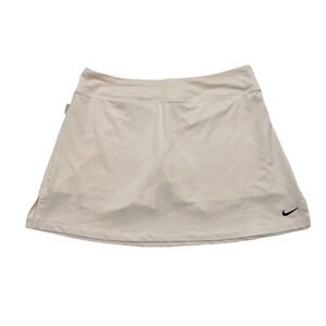 Nike Dri-Fit Women's Medium Golf Tennis Pickleball Skirt Skort Slim Fit White